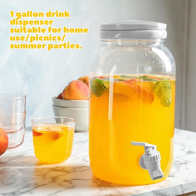 Tanlade 2 Pcs Plastic Drink Dispenser - Image 2