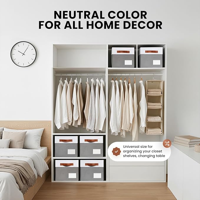 Criusia Large Closet Storage Baskets - Image 4