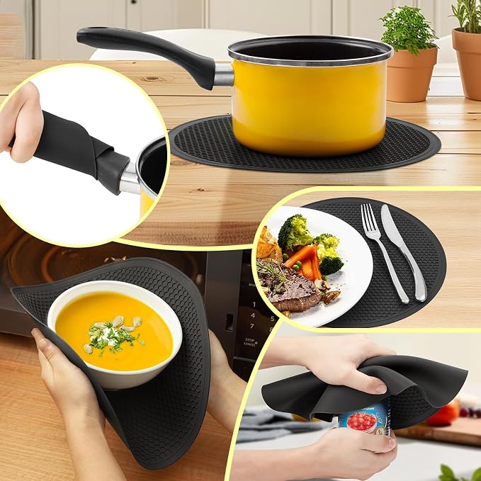 Microwave Splatter Cover for Food, Integrated Handle, Splatter Guard, 10” Plate - Image 8