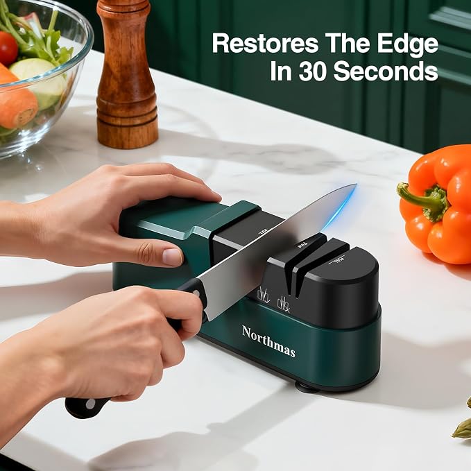 Northmas Knife Sharpener, Professional Electric Knife Sharpener - Image 4