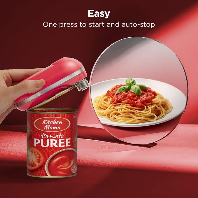 Kitchen Mama Mini Plus Rechargeable Electric Can Opener: USB-C Charging - Image 2