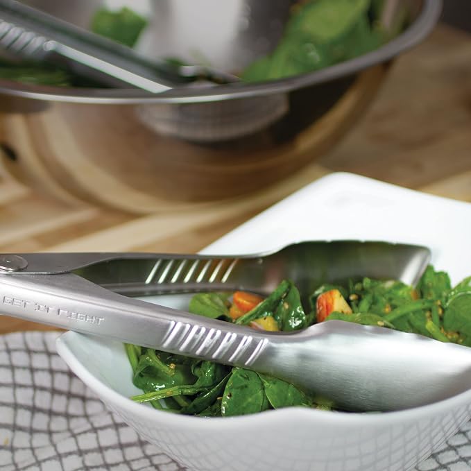 GIR: Get It Right Premium Stainless Steel Locking Tongs - Image 9