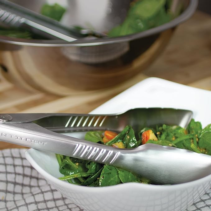 GIR: Get It Right Premium Stainless Steel Locking Tongs - Image 9