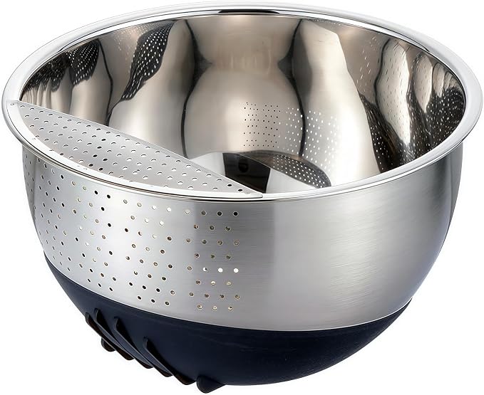 Rice Washer Strainer Bowl Quinoa Washing Bowl Stainless Steel Colander by DOPMEPLifeHouse
