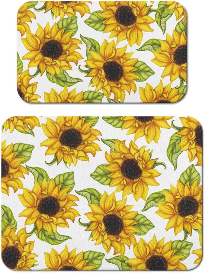 Dish Drying Mat for Kitchen Counter 2 Pack by Unknown