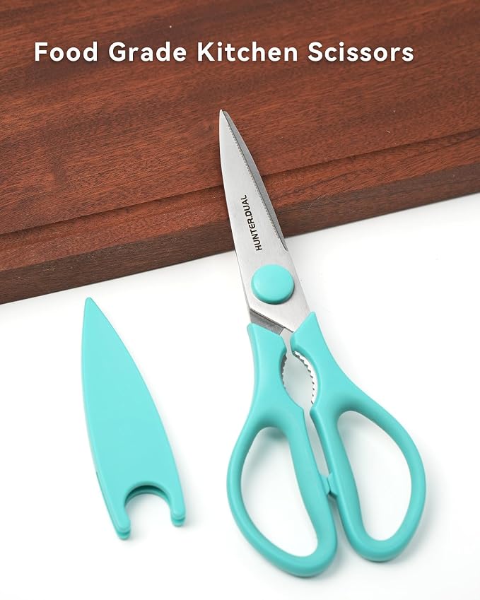 Kitchen Scissors for Food, HUNTER.DUAL Heavy Duty Come Apart Poultry Shears for - Image 7