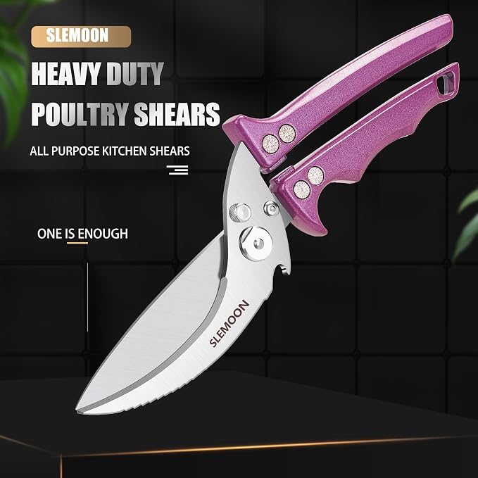 Heavy Duty Poultry Shears Meat Cutting Dishwasher Safe and Food Stainless - Image 2