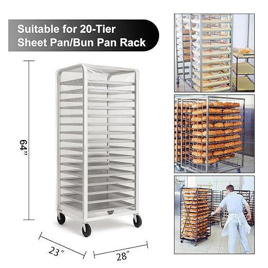 Bun Rack Cover – Transparent PVC - Image 3