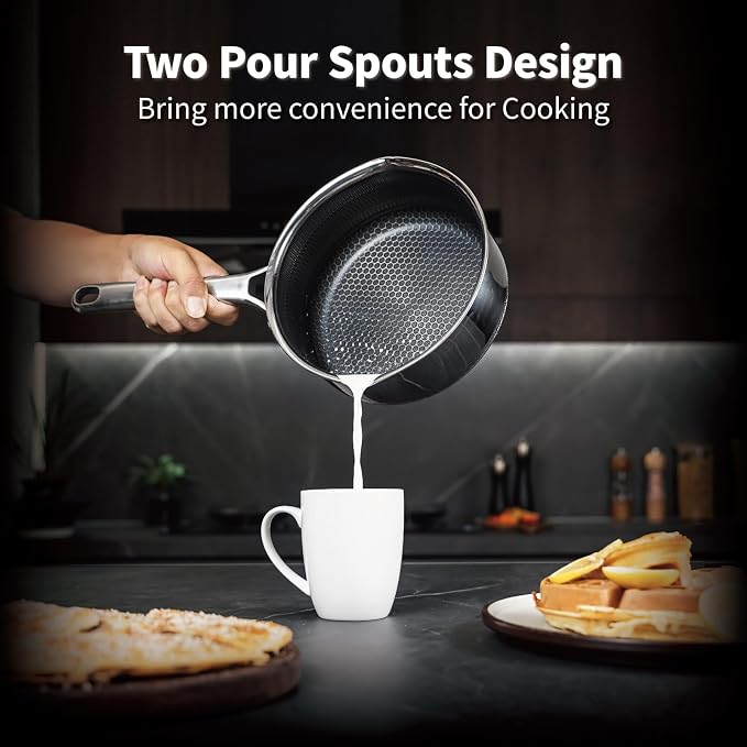 Hybrid Nonstick 3 QT Saucepan - Image 4