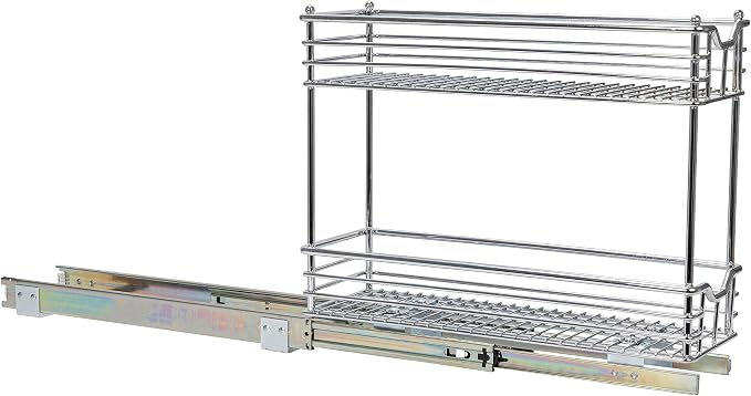 Household Essentials Glidez Multipurpose Chrome-Plated Steel Pull-Out/Slide-Out - Image 9
