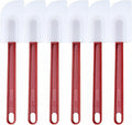 6 Pcs Commerical Rubber Spatula, 9.5-Inch Silicone Rubber Spatula Set High Heat by Heffiso+Silicone+Utensils