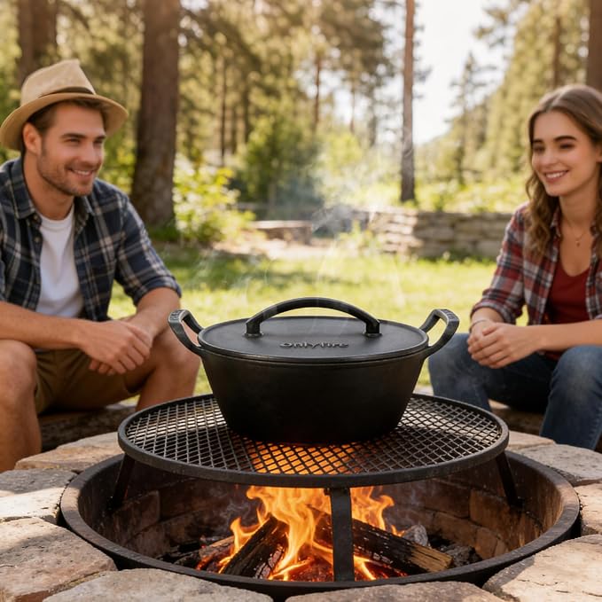 Onlyfire Cast Iron Dutch Oven, Heavy-Duty Dutch Oven Pot - Image 7