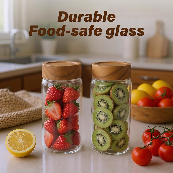 2-Pack 13 fl oz Glass Mason Jars - Image 3