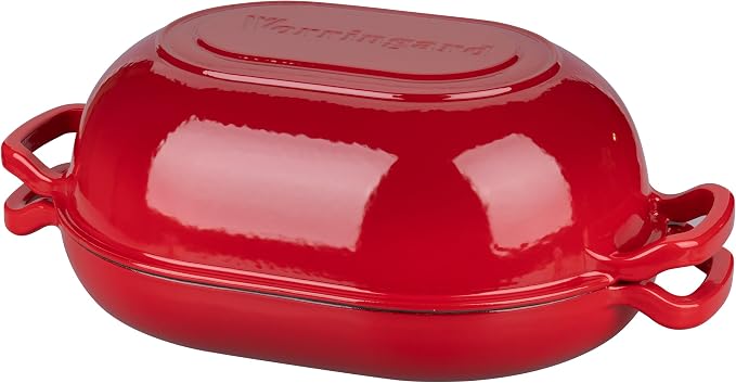 VORRINGARD Enameled Cast Iron Sourdough Bread Oven, Dutch Oven, Loaf Cast Iron - Image 8