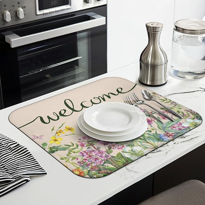 Dish Drying Mat Drainer Pads - Image 6