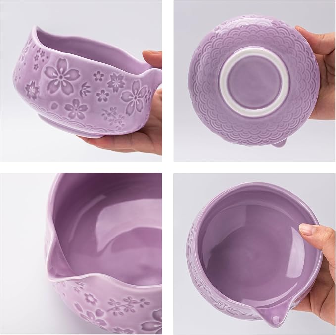 TEANAGOO 7-PCS Purple Matcha Whisk Set - Image 4