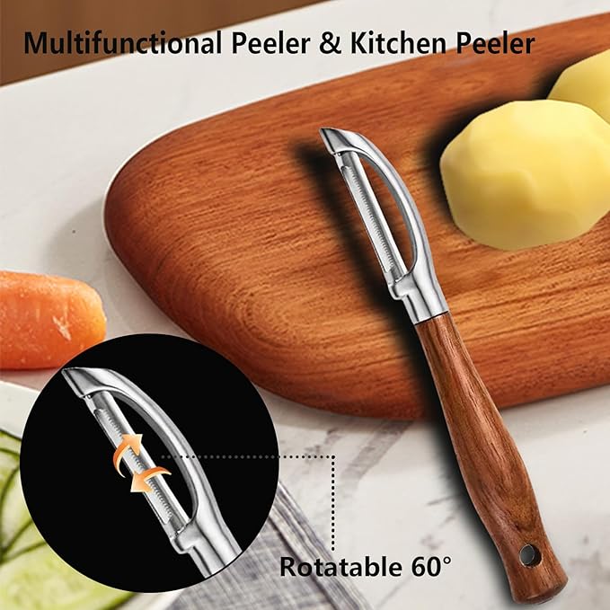 Professional Potato Peeler, Vegetable Peeler Stainless Steel, Carrot Peelers - Image 2