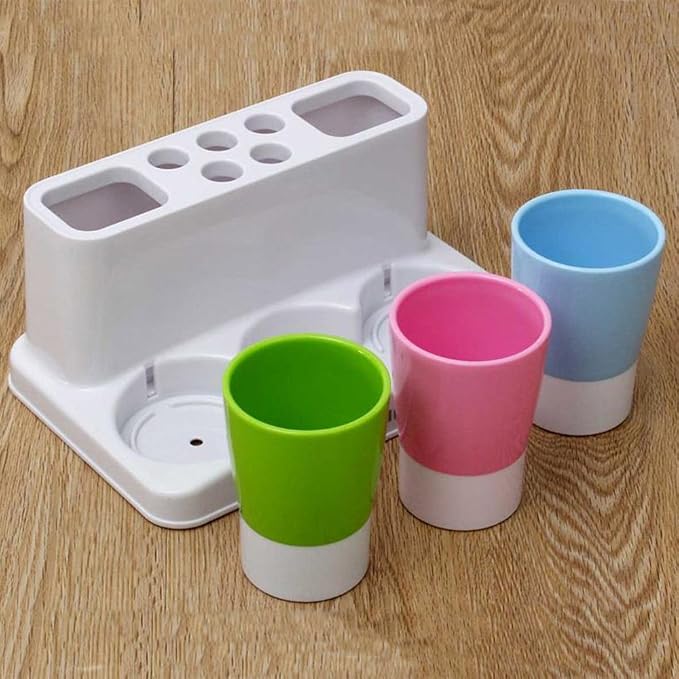 Eslite Toothbrush Toothpaste Holder Stand - Image 4