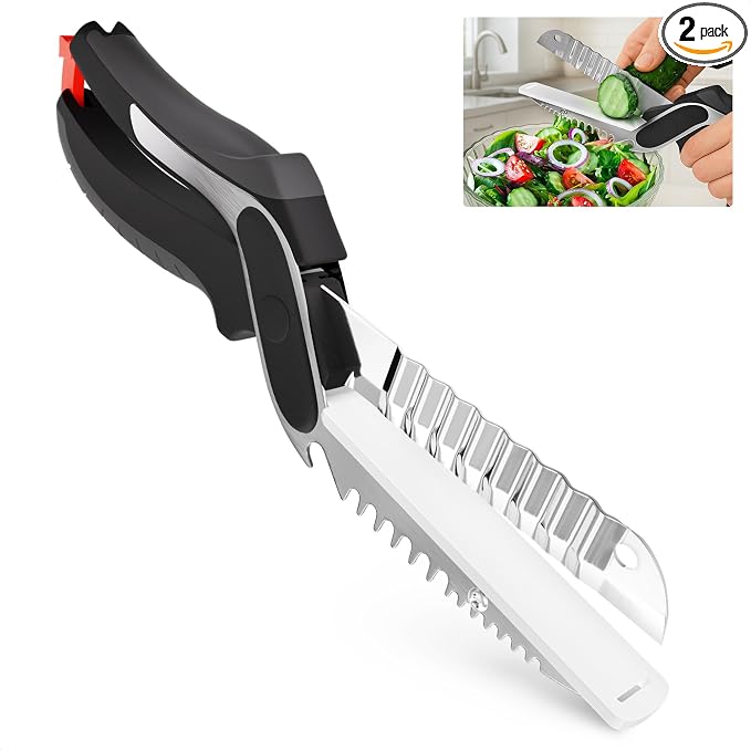 Cutting Board Scissors for Food – 6-in-1 Kitchen Shears by V-TOWER
