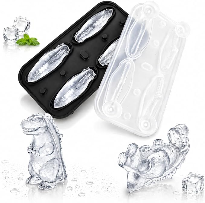 Dinosaur Ice Cube Tray Mold by WelcomeToNerien