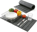 Large Stone Dish Drying Mat for Kitchen Counter, Foldable Diatomaceous Earth by Unknown