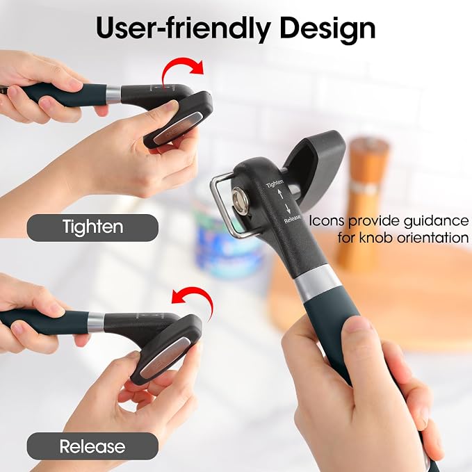 Beneno Can Opener, Manual Side Safe Cut Can Opener Smooth Edge - Image 7