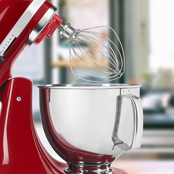 K45WW Dishwasher Safe Whisk Attachment Fits 4.5 Quart and 5 QT KitchenAid - Image 2