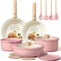 CAROTE Pots and Pans Set, Nonstick Cookware Set Detachable Handle, RV Cookware by CAROTE