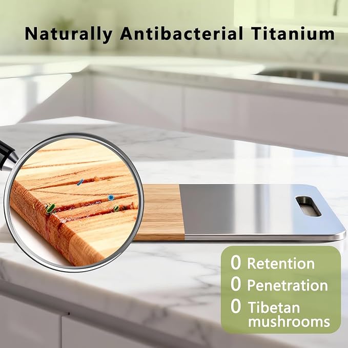 Titanium Cutting Boards For Kitchen, 100% Pure Cut Titanium Cutting Board - Image 3