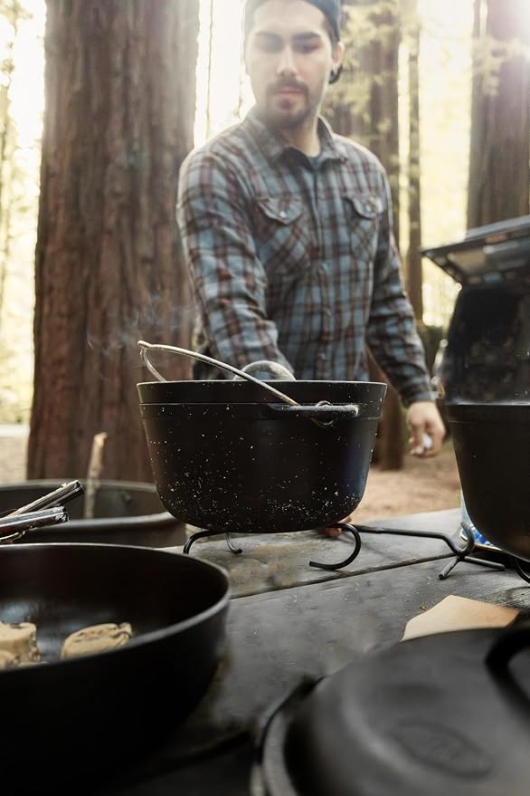 GSI Outdoors Guidecast 5qt Dutch Oven | Cast Iron Dutch Oven - Image 8