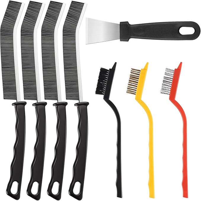 Crevice Cleaning Brush, Hard Bristle Crevice Cleaning Brush, Crevice Cleaning by Tedmax