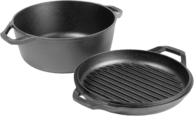 Lodge Chef Collection 6qt Double Dutch Oven by Lodge