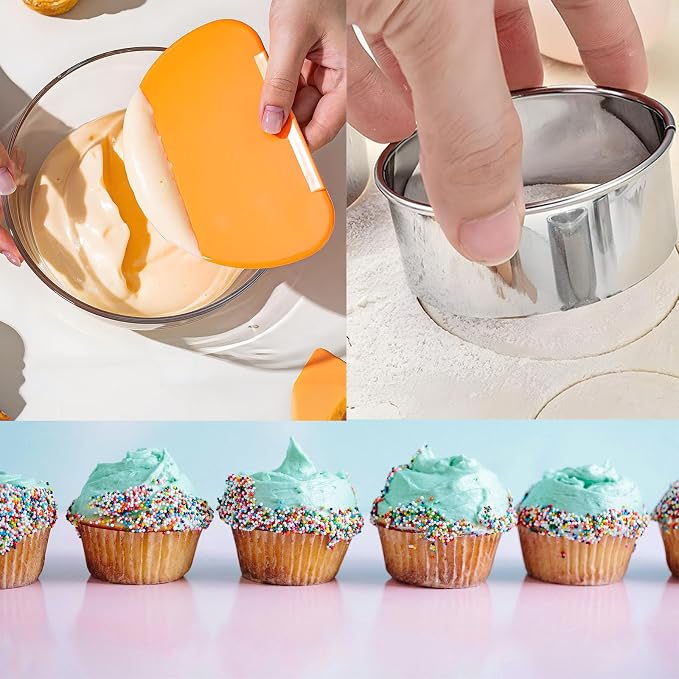 8pc Round & Circle Cookie Cutter Set - Image 3