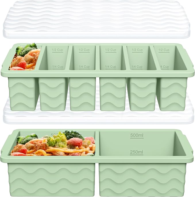 2-Pack Silicone Freezer Trays by Doasuwish