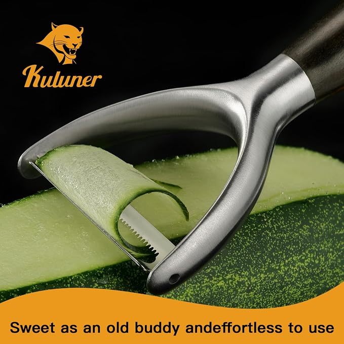 Serrated Blade Premium Y Type 304 Stainless Steel Multifunctional Kitchen - Image 3