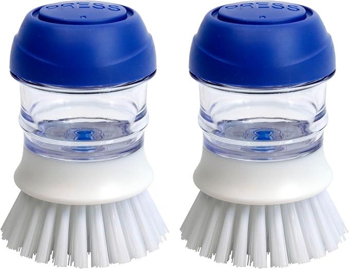CELOX 2 Pack Dish Brush with Soap Dispenser - Image 9