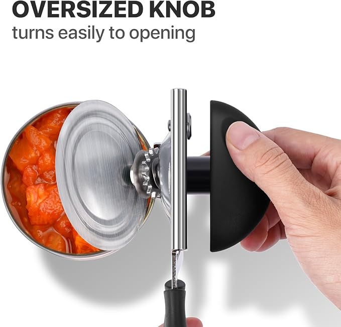Can Opener Manual Heavy Duty, UHIYEE Hand Held Can Openers - Image 4