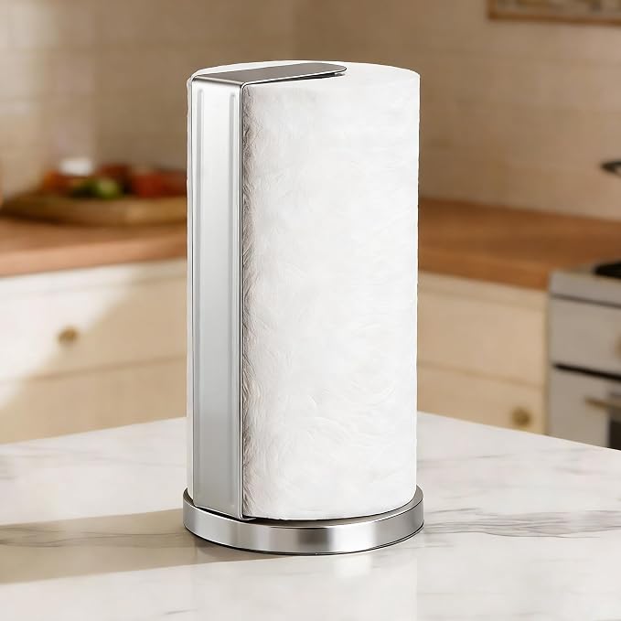 ZUNTO Paper Towel Holder for Countertop, Freestanding Kitchen Paper Towel by ZUNTO