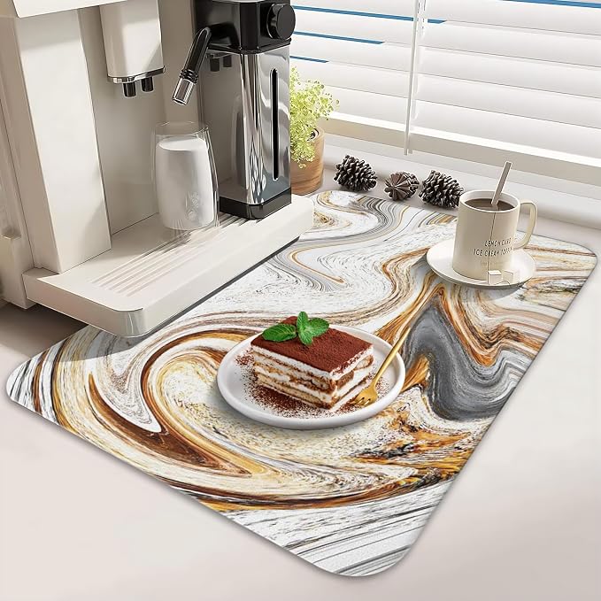 Dish Drying Mat for Kitchen Counter 2 Pack - Image 3