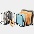 2-Pack Cutting Board Organizer, 5-Slot Steel Kitchen Storage Rack by Unknown