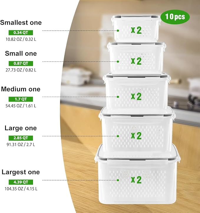Freshmage Fruit Storage Containers - Image 2