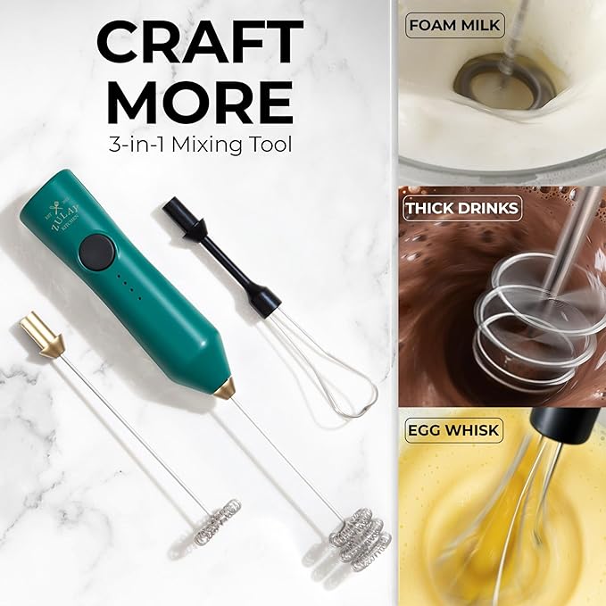 Zulay Kitchen Rechargeable Milk Frother - Image 7