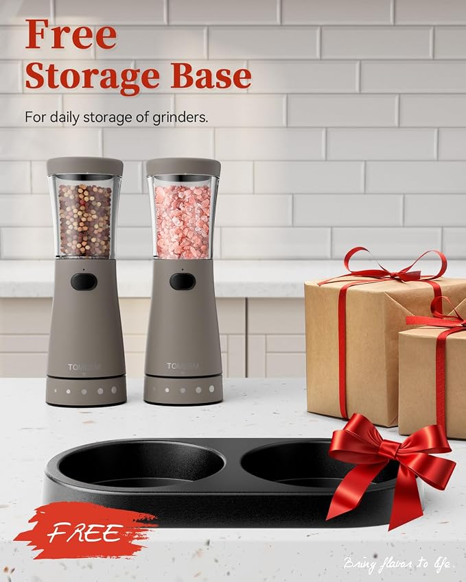 Electric Salt and Pepper Grinder Set - Image 9