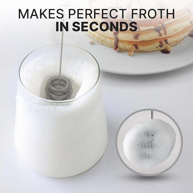 Zulay Kitchen Patented Tornado Triple Whisk Milk Frother - Image 2