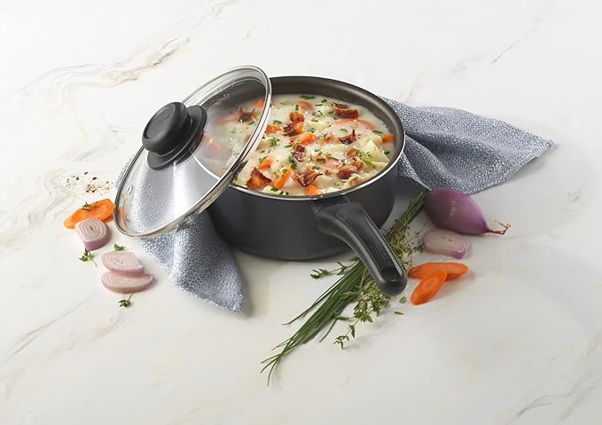 GoodCook Everyday Nonstick Sauce Pan w/Lid, 2 Quart - Image 2