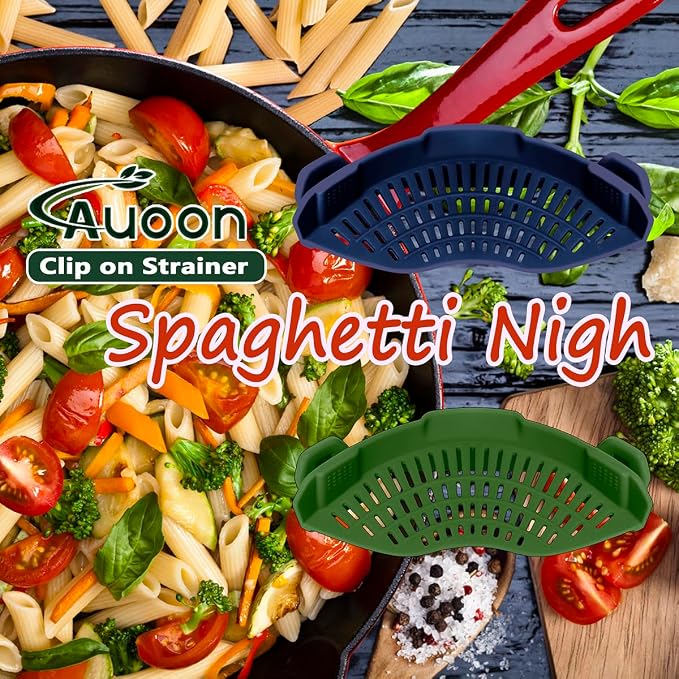 AUOON Clip On Strainer Silicone - Image 4
