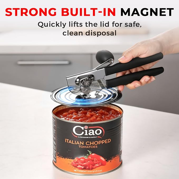 MARSWELL Heavy Duty Can Opener for Large Cans, Extra-Long Handles & Oversized - Image 5