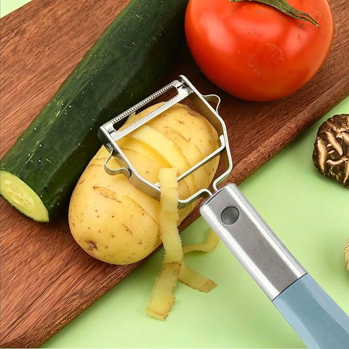 Vegetable Peeler, Stainless Steel Y-Shaped Peeler, Ergonomic Non-Slip Handle - Image 7