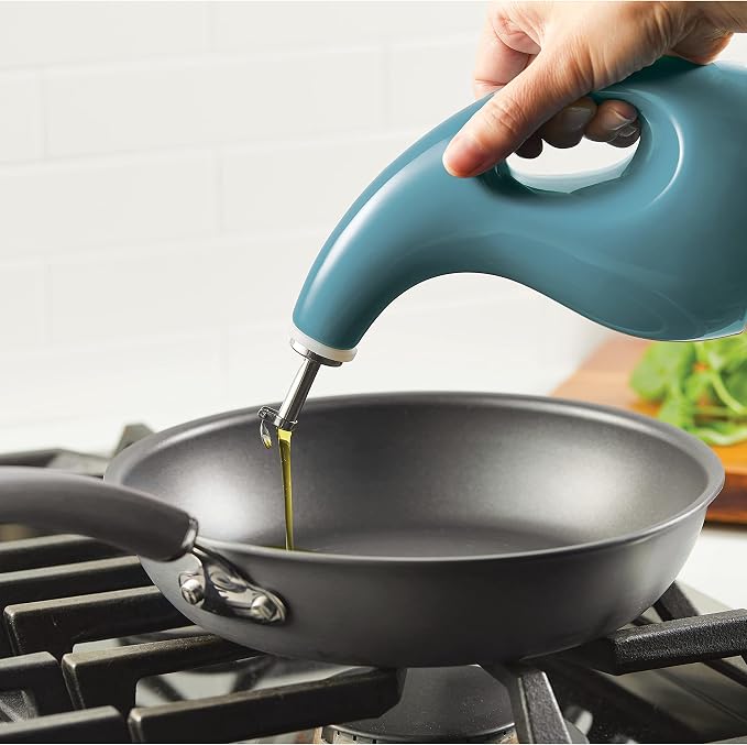Rachael Ray 48467 Ceramic EVOO Oil and Vinegar Dispensing Bottle - Image 10