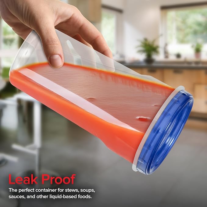 Stock Your Home 48oz Plastic Containers - Image 6